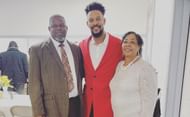 Byron Buxton with father and mother. Source: Byron Buxton’s official Instagram handle @buckdaddy103